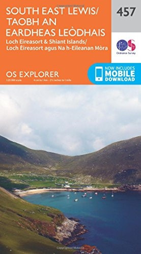 OS Explorer Map (457) South East Lewis/Taobh an Eardheas Leodhais