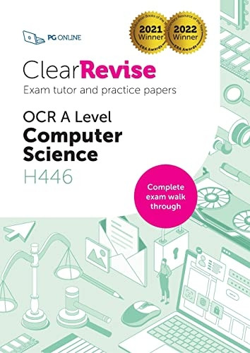 ClearRevise OCR A Level Computer Science H446: Exam Tutor and Practice Papers: 2022