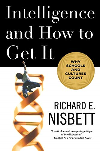Intelligence and How to Get it: Why Schools and Cultures Count
