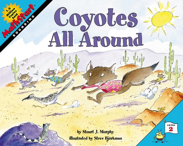 Coyotes All Around (Mathstart: Level 2 (HarperCollins Paperback))