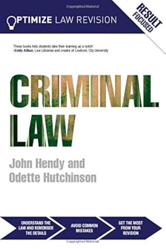 Optimize Criminal Law