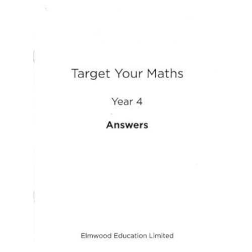 Target Your Maths Year 4 Answer Book: Year 4