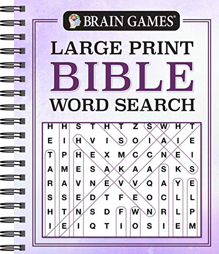Brain Games Large Print Bible Word Search
