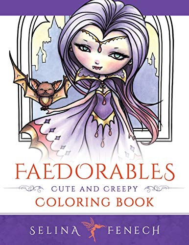 Faedorables: Cute and Creepy Coloring Book (Fantasy Coloring by Selina)