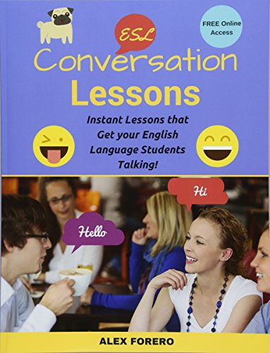 ESL Conversation Lessons:  - Instant Lessons that Get  - your English Language  - Students Talking