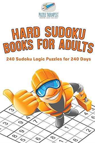 Hard Sudoku Books for Adults | 240 Sudoku Logic Puzzles for 240 Days