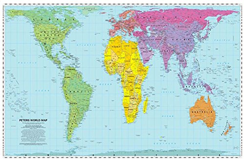 Peters World Map 1995: Folded