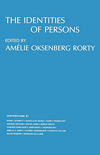 The Identities of Persons (Topics in Philosophy)