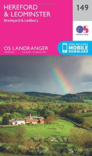 Landranger (149) Hereford & Leominster, Bromyard & Ledbury (OS Landranger Map)