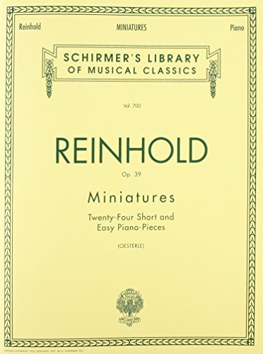 Miniatures, Op. 39: Piano Solo