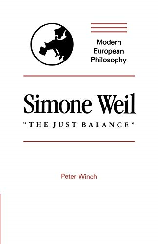 Simone Weil: the Just Balance