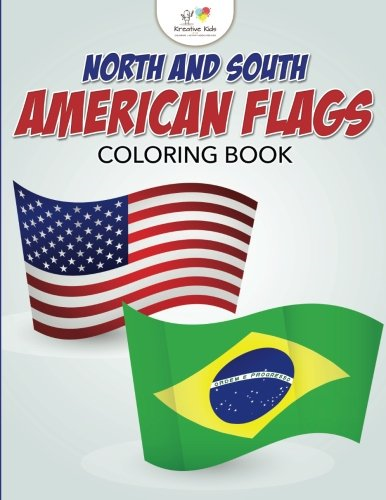 North and South American Flags Coloring Book