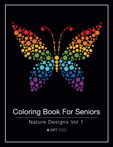 Coloring Book for Seniors: Nature Designs Vol 1
