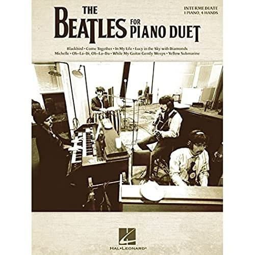 THE BEATLES FOR PIANO DUET INTERMEDIATE LEVEL 1 PIANO 4 HANDS BOOK