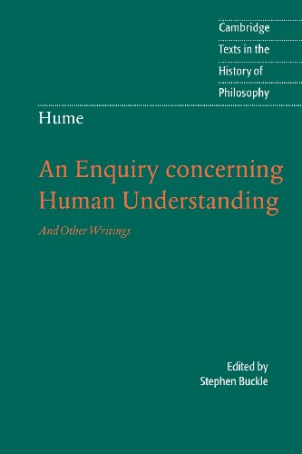 Hume: An Enquiry Concerning Human Understanding: And Other Writings