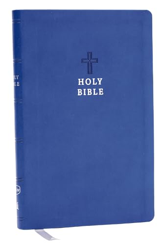 NKJV Holy Bible, Value Ultra Thinline, Blue Leathersoft, Red Letter, Comfort Print