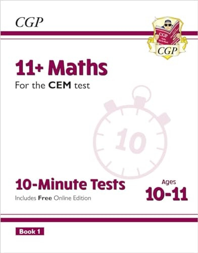 New 11+ CEM 10-Minute Tests: Maths - Ages 10-11 Book 1 (with Online Edition)