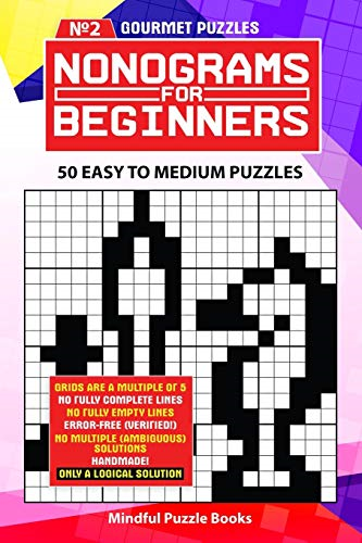Nonograms for Beginners 2: 50 Easy to Medium Puzzles (Nonograms for Beginners)