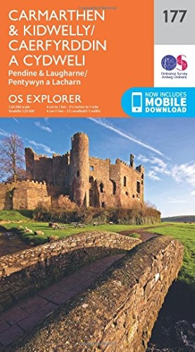 OS Explorer Map (177) Carmarthen and Kidwelly