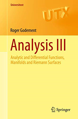 Analysis III (Universitext)