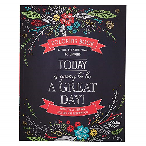 Adult Coloring Book Today to Be a Great Day