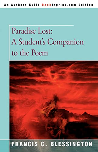 Paradise Lost: A Students Companion to the Poem