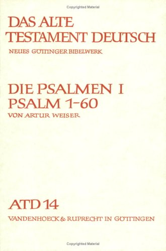 Die Psalmen I: Psalm 1-60