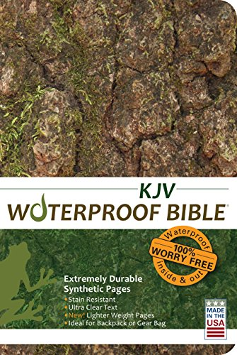 Waterproof Bible-KJV-Tree Bark