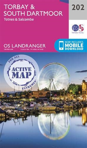 Torbay & South Dartmoor: Totnes & Salcombe (OS Landranger Active Map)