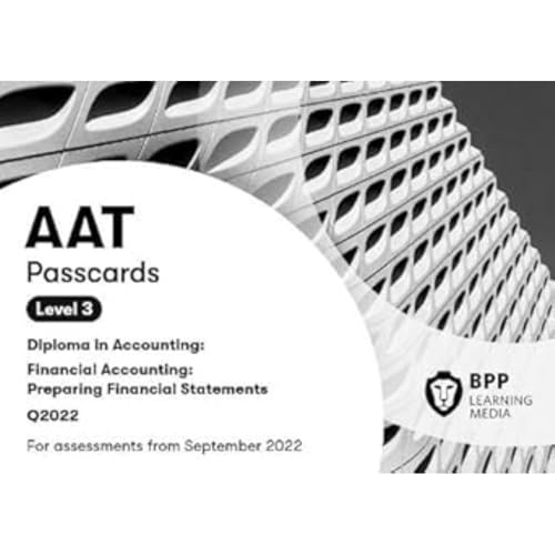 AAT Financial Accounting: Preparing Financial Statements: Passcards