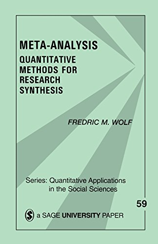 Meta-Analysis: Quantitative Methods for Research Synthesis (Quantitative Applications in the Social Sciences)
