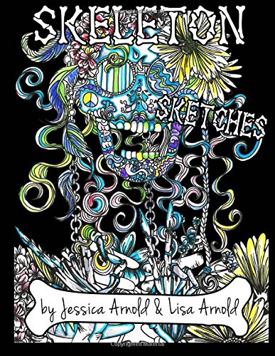 Skeleton Sketches Coloring Book