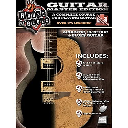 HOUSE OF BLUES GUITAR MASTER EDITION BOOK/VIDEO ONLINE