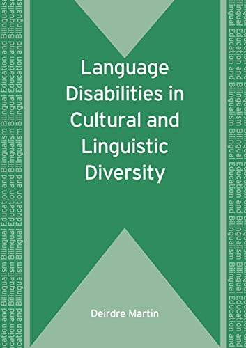 Language Disabilities in Cultural and Linguistic Diversity
