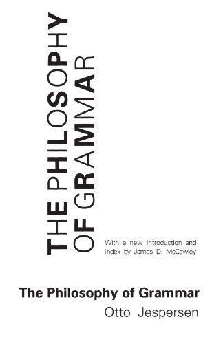 The Philosophy of Grammar