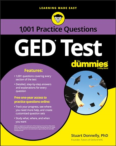 1,001 GED Practice Questions For Dummies