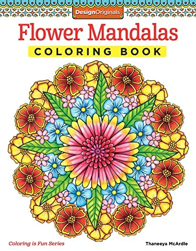 Flower Mandalas Coloring Book (Coloring Activity Book)