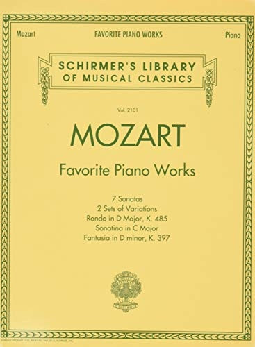 Mozart: Favorite Piano Works (Schirmer's Library of Musical Classics)