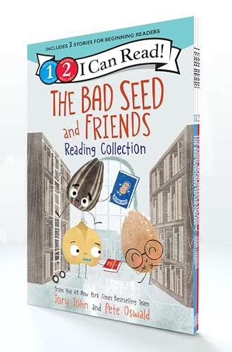 The Food Group: The Bad  Seed and Friends Reading  Collection 3-Book Slipcase:  Bad Seed Goes to the  Library, Good Egg and the  Talent Show, Cool Bean  Makes a Splash (I Can  Read)