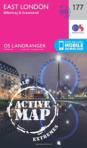 East London, Billericay & Gravesend (OS Landranger Map)
