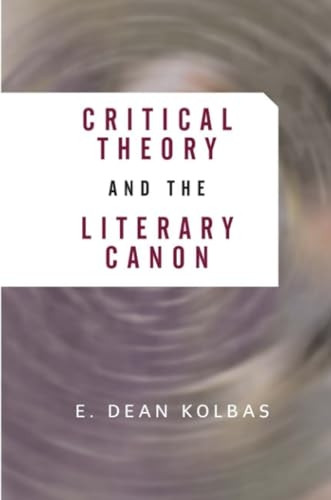 Critical Theory And The Canon