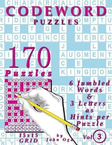 Codeword Puzzles: 170 Puzzles, Volume 3 (Codeword Puzzles)
