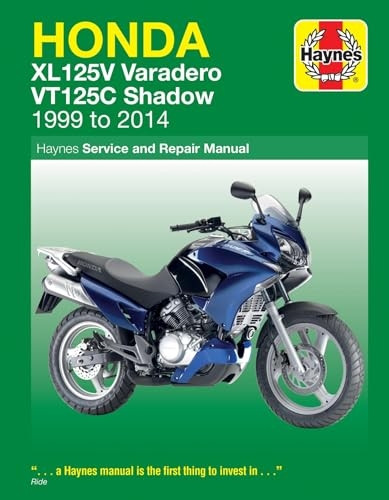 Honda XL125V Varadero & VT125C Shadow Service and Repair Manual 1999-2014