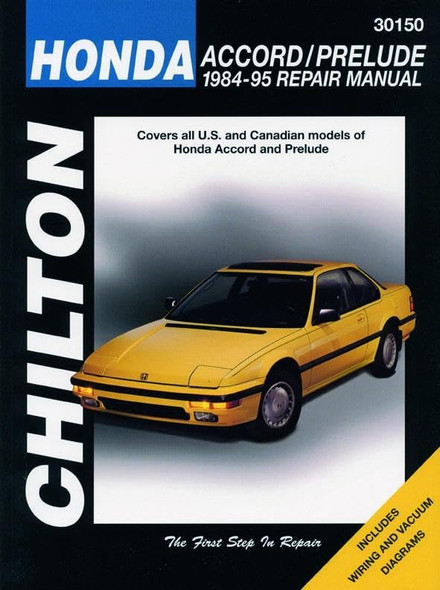 Honda Accord and Prelude (1984-95) (Chilton Total Car Care)