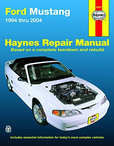 Haynes Ford Mustang Automotive Repair Manual: 1994 Thru 2004 (Haynes Automotive Repair Manual)