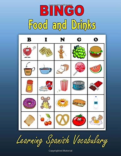 Bingo: Food and Drinks (Learning Spanish Vocabulary)