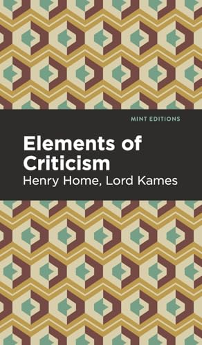 Elements of Criticism (Mint Editions)
