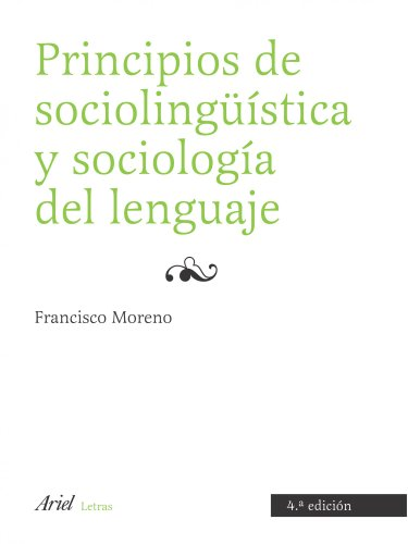Principios de sociolingística y sociología del lenguaje