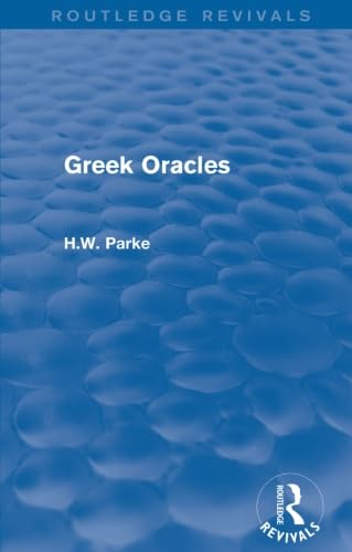 Greek Oracles (Routledge Revivals)