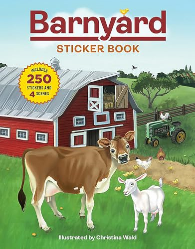 Barnyard Sticker Book: Includes 250 Stickers and 4 Scenes